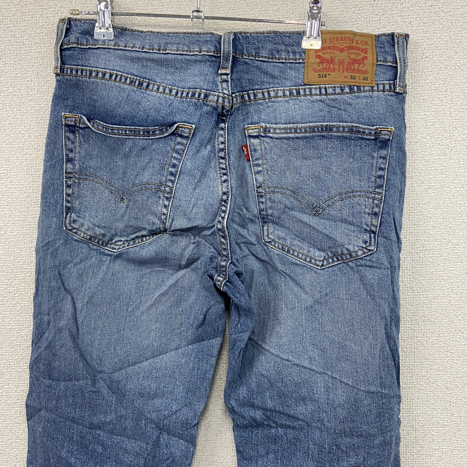 Levi’s　リーバイス　514　デニムパンツ/ジーンズ　ジップフライ　縦落ち　インディゴ　W32サイズ