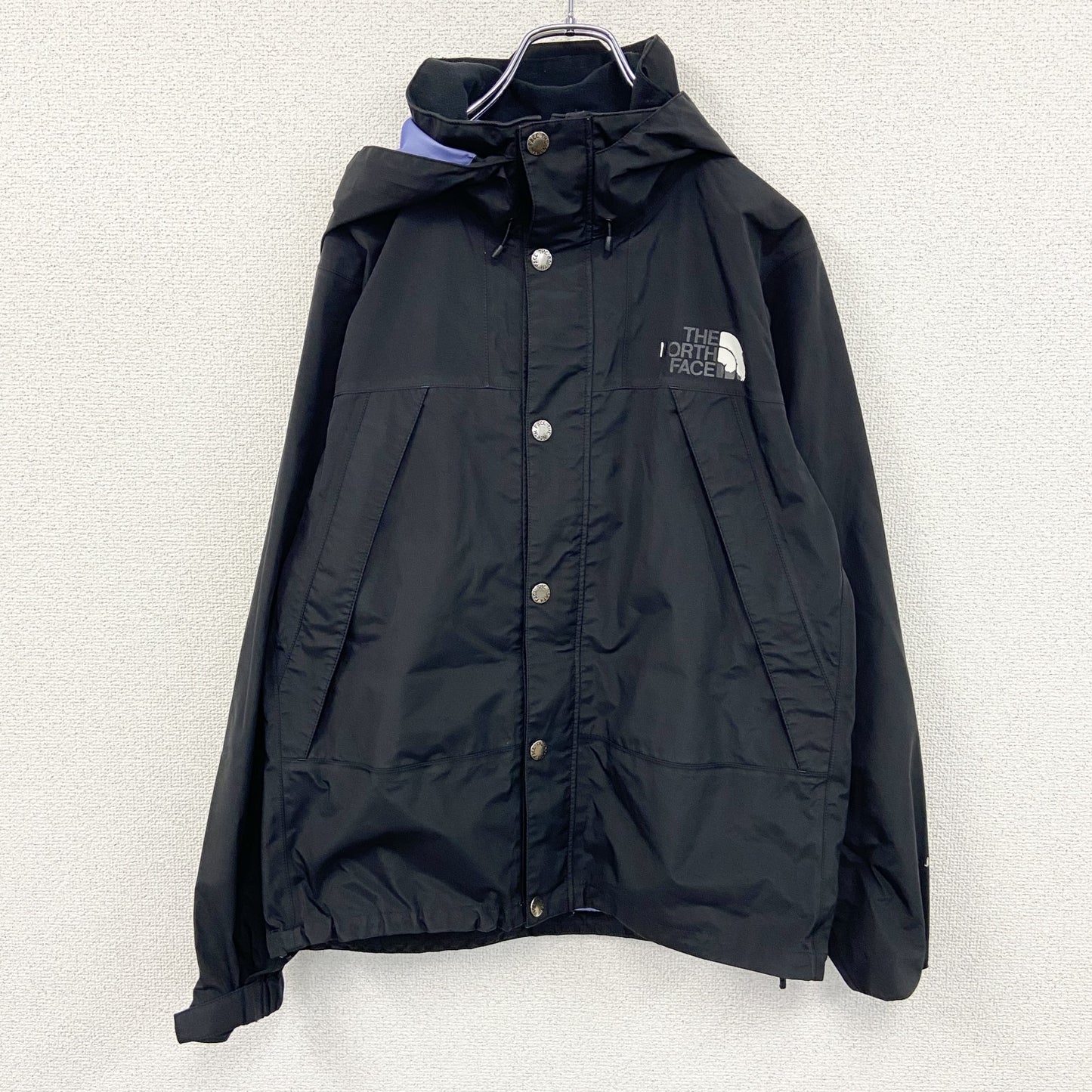 THE NORTH FACE　ザ・ノースフェイス　マウンテンレインテックジャケット　黒　ブラック　Mサイズ