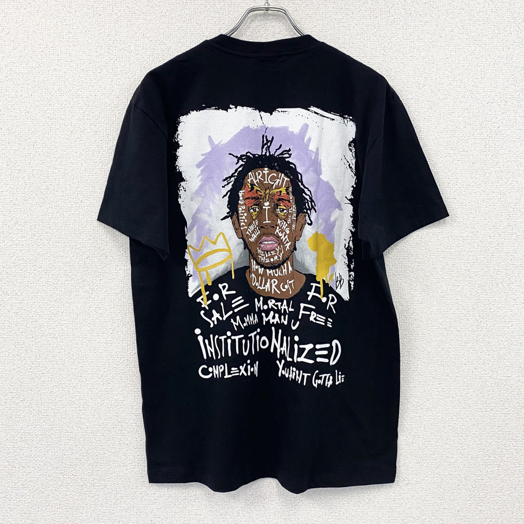ROCK Yeah　ケンドリック・ラマー　半袖プリントラップTシャツ　黒　ブラック　Lサイズ
