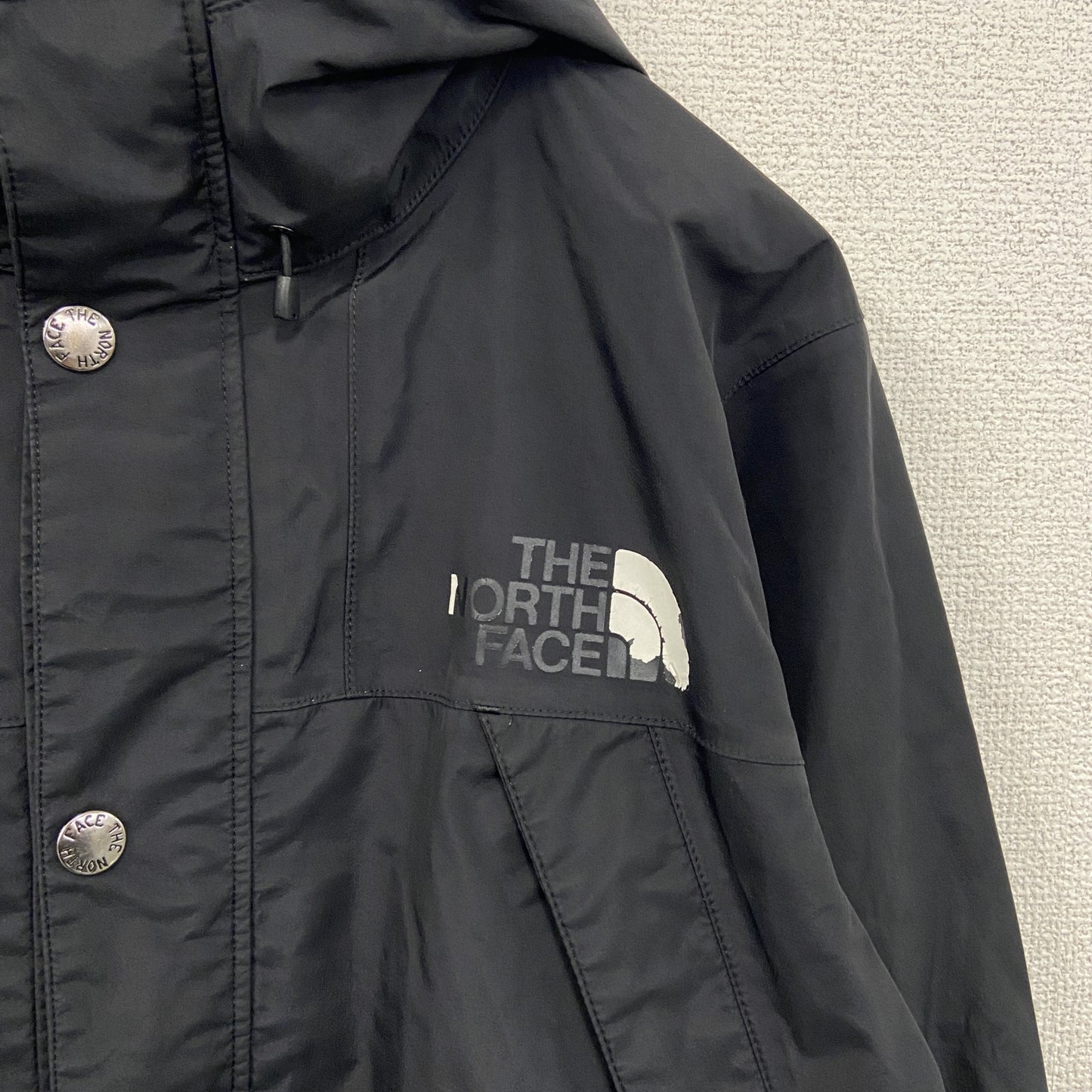 THE NORTH FACE　ザ・ノースフェイス　マウンテンレインテックジャケット　黒　ブラック　Mサイズ