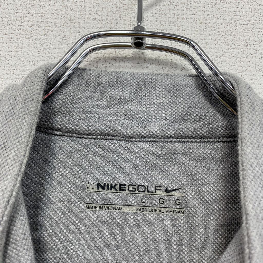 NIKE GOLF　ナイキゴルフ　ハーフジップスウェット/トレーナー　スウッシュ　グレー　Lサイズ