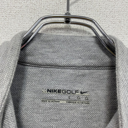 NIKE GOLF　ナイキゴルフ　ハーフジップスウェット/トレーナー　スウッシュ　グレー　Lサイズ