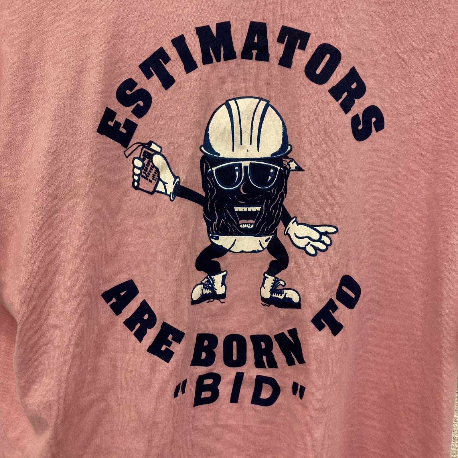 80s～　JERZEES　ジャージーズ　半袖プリントTシャツ　シングルステッチ　ピンク　XLサイズ
