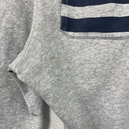 adidas　アディダス　スウェットパンツ　イージーパンツ　デカロゴ　トレフォイルロゴ　灰色　グレー　