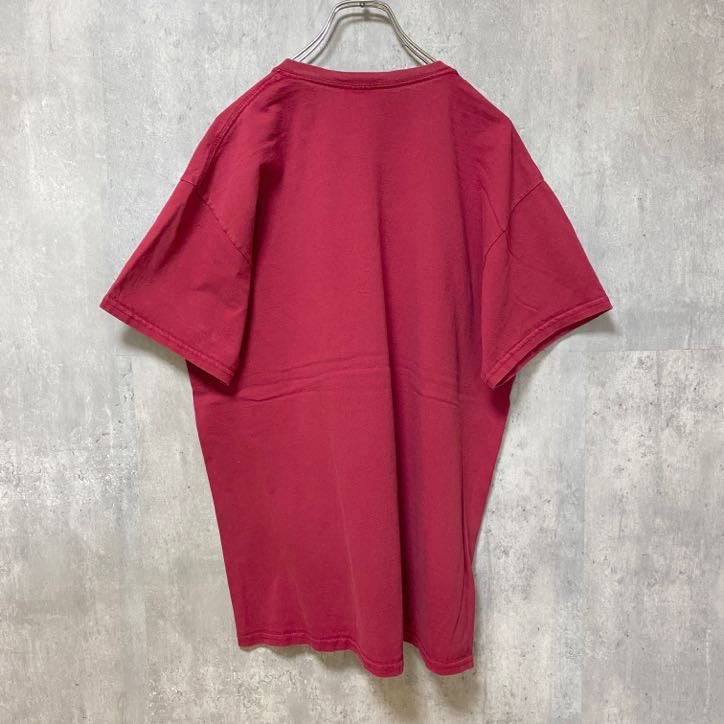 古着 used　GILDAN ギルダン　フロリダ州立大学　半袖カレッジプリントTシャツ　赤　レトロデザイン　Lサイズ