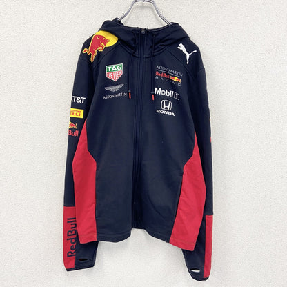 PUMA　プーマ　レッドブル　フルジップスウェットパーカー/フーディー　レーシング　紺　ネイビー　Mサイズ