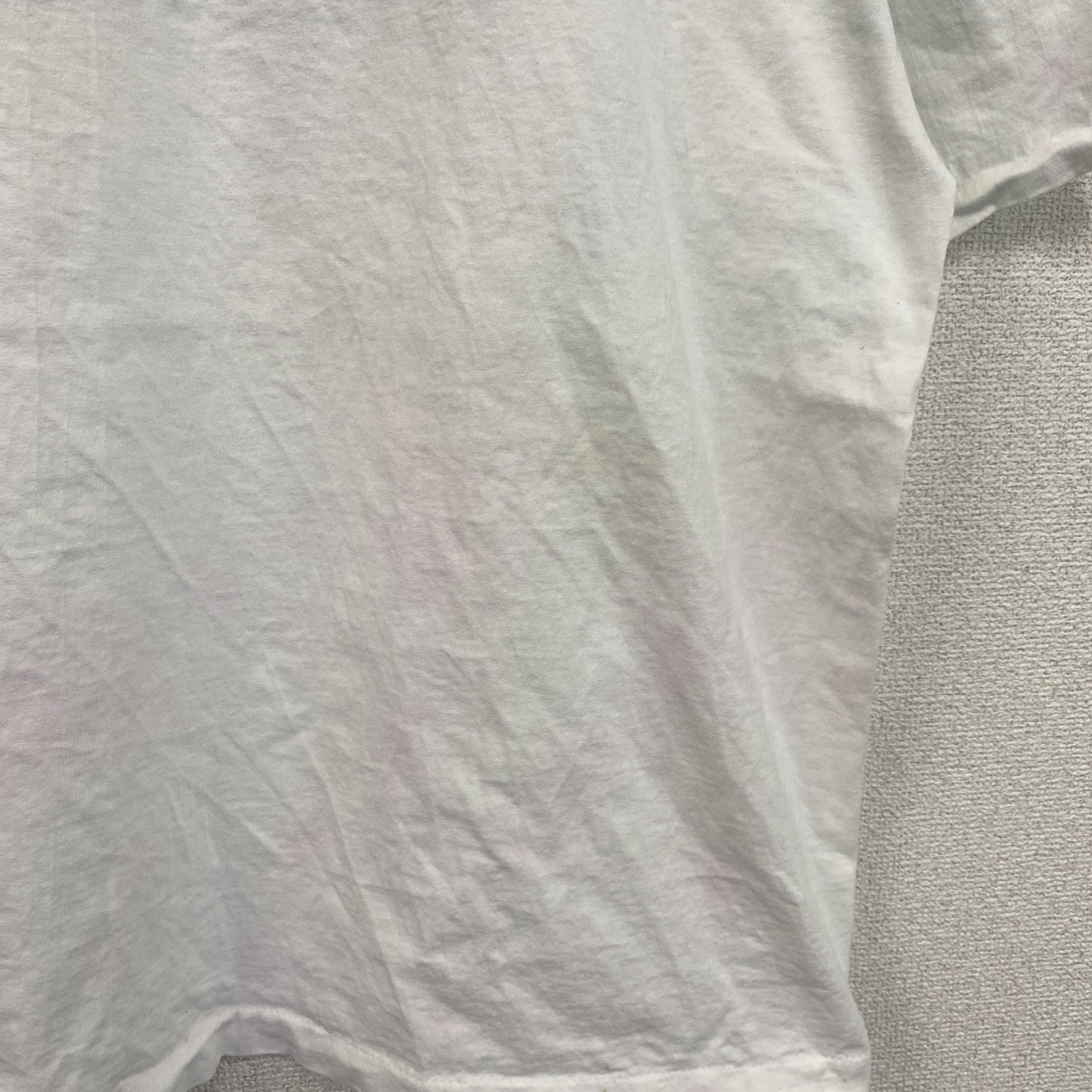 90s　anvil アンヴィル　半袖プリントTシャツ　シングルステッチ　白　ホワイト　2XLサイズ