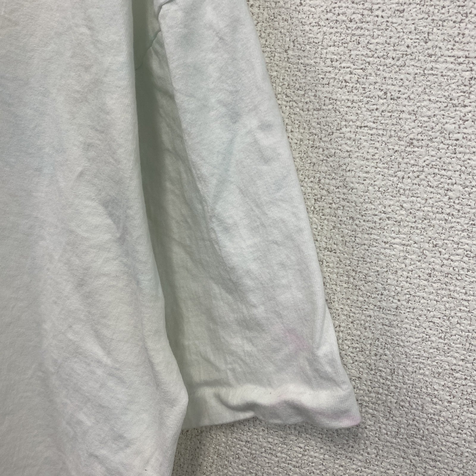 90s　anvil アンヴィル　半袖プリントTシャツ　シングルステッチ　白　ホワイト　2XLサイズ