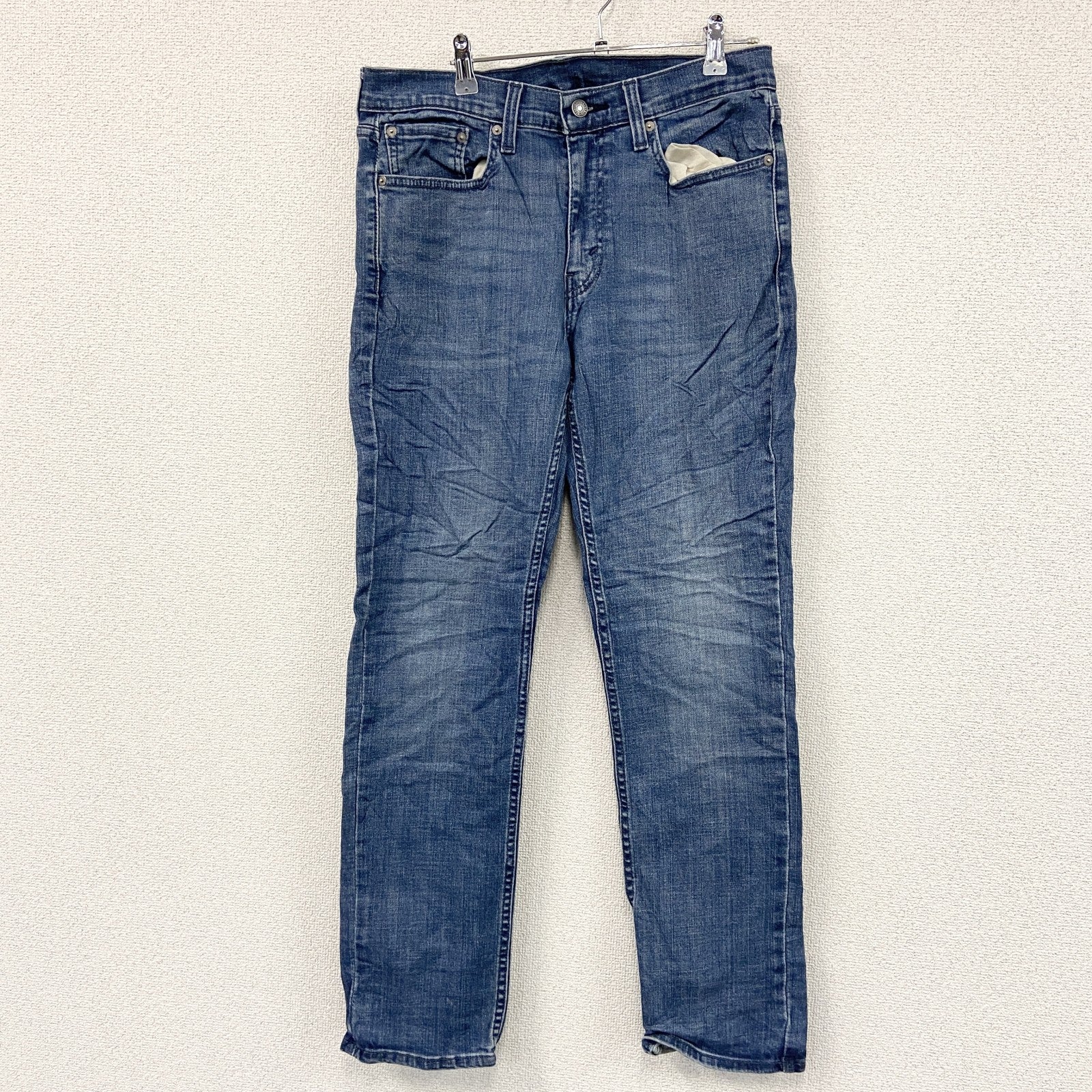 Levi’s　リーバイス　514　デニムパンツ/ジーンズ　ジップフライ　縦落ち　インディゴ　W32サイズ