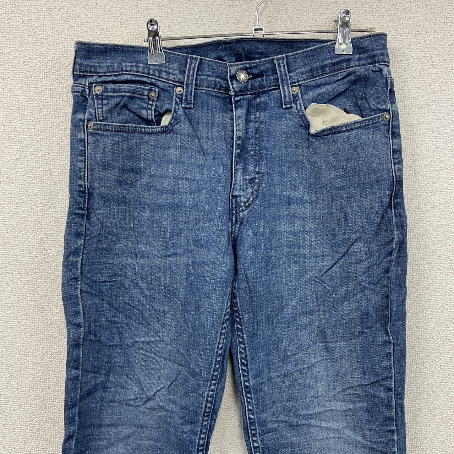 Levi’s　リーバイス　514　デニムパンツ/ジーンズ　ジップフライ　縦落ち　インディゴ　W32サイズ