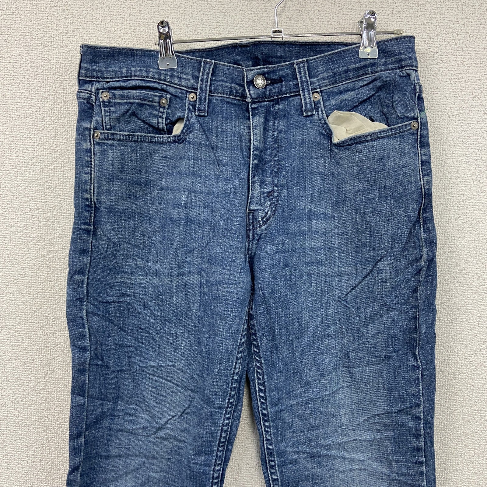Levi’s　リーバイス　514　デニムパンツ/ジーンズ　ジップフライ　縦落ち　インディゴ　W32サイズ