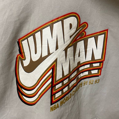 古着 used　NIKE　JORDAN ナイキジョーダン　長袖ジャンプマンロゴプリントパーカー　カジュアル　フーディー　Sサイズ