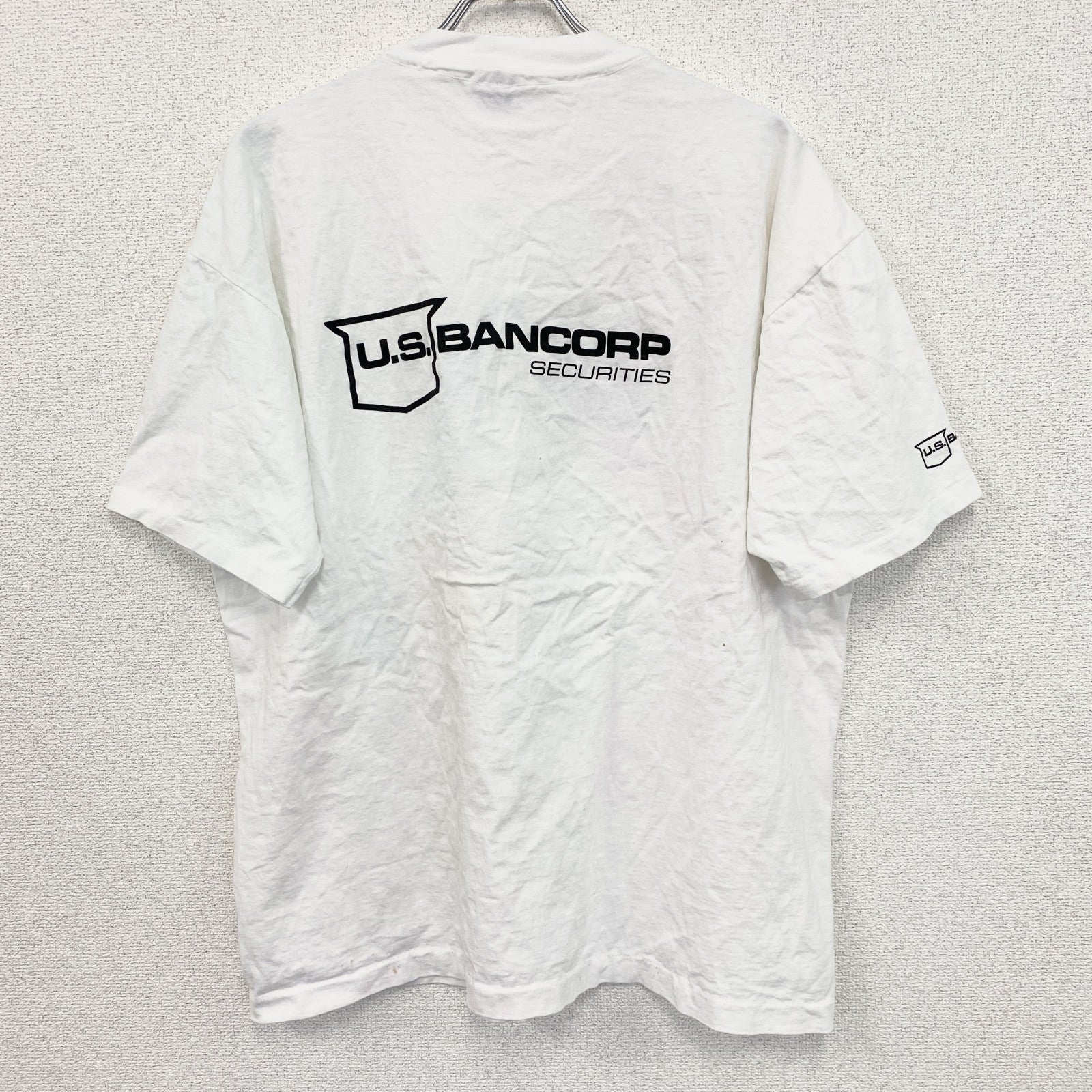 90s　anvil アンヴィル　半袖プリントTシャツ　シングルステッチ　白　ホワイト　2XLサイズ