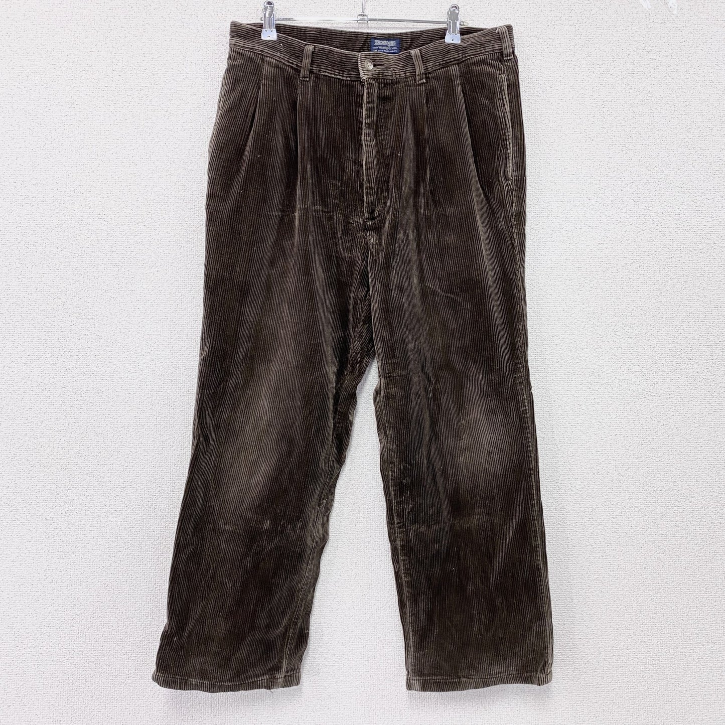 ～90s　Wrangler　ラングラー　コーデュロイパンツ　トラウザーパンツ　茶色　ブラウン　35サイズ