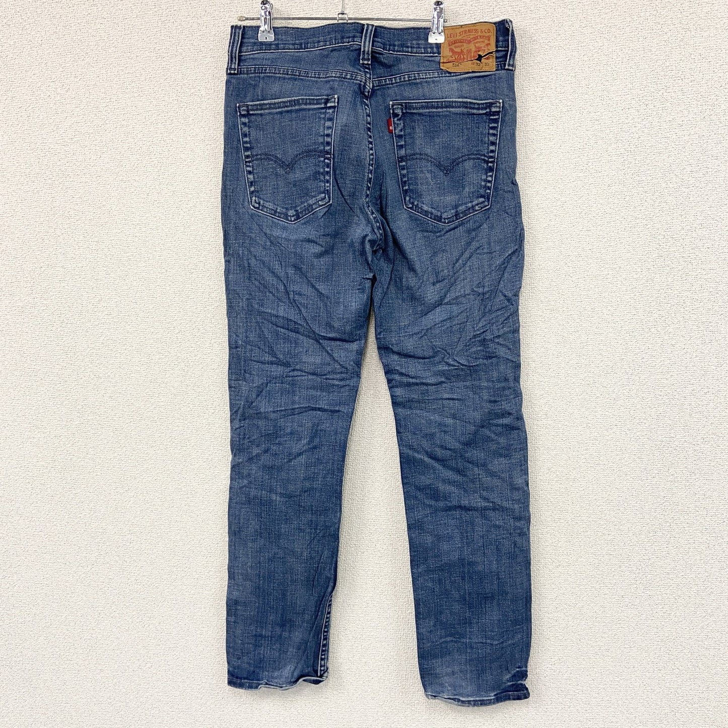 Levi’s　リーバイス　514　デニムパンツ/ジーンズ　ジップフライ　縦落ち　インディゴ　W32サイズ