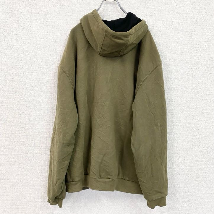 Carhartt　カーハート　フルジップスウェットパーカー/フーディー　カーキ　3XLサイズ