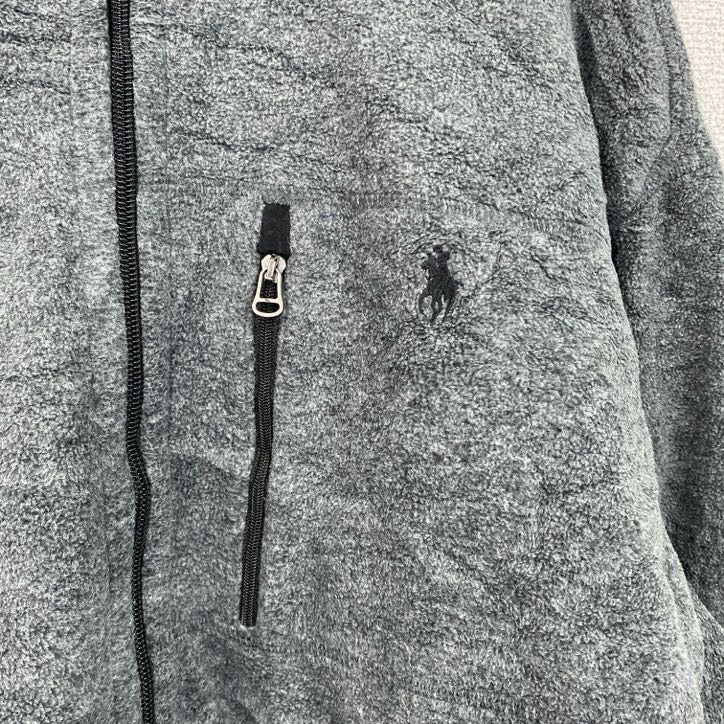 POLO RALPH LAUREN ポロラルフローレン　フリースジャケット/ボアジャケット　グレー　XLサイズ