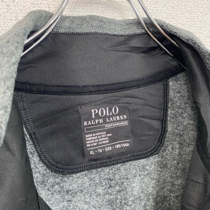 POLO RALPH LAUREN ポロラルフローレン　フリースジャケット/ボアジャケット　グレー　XLサイズ