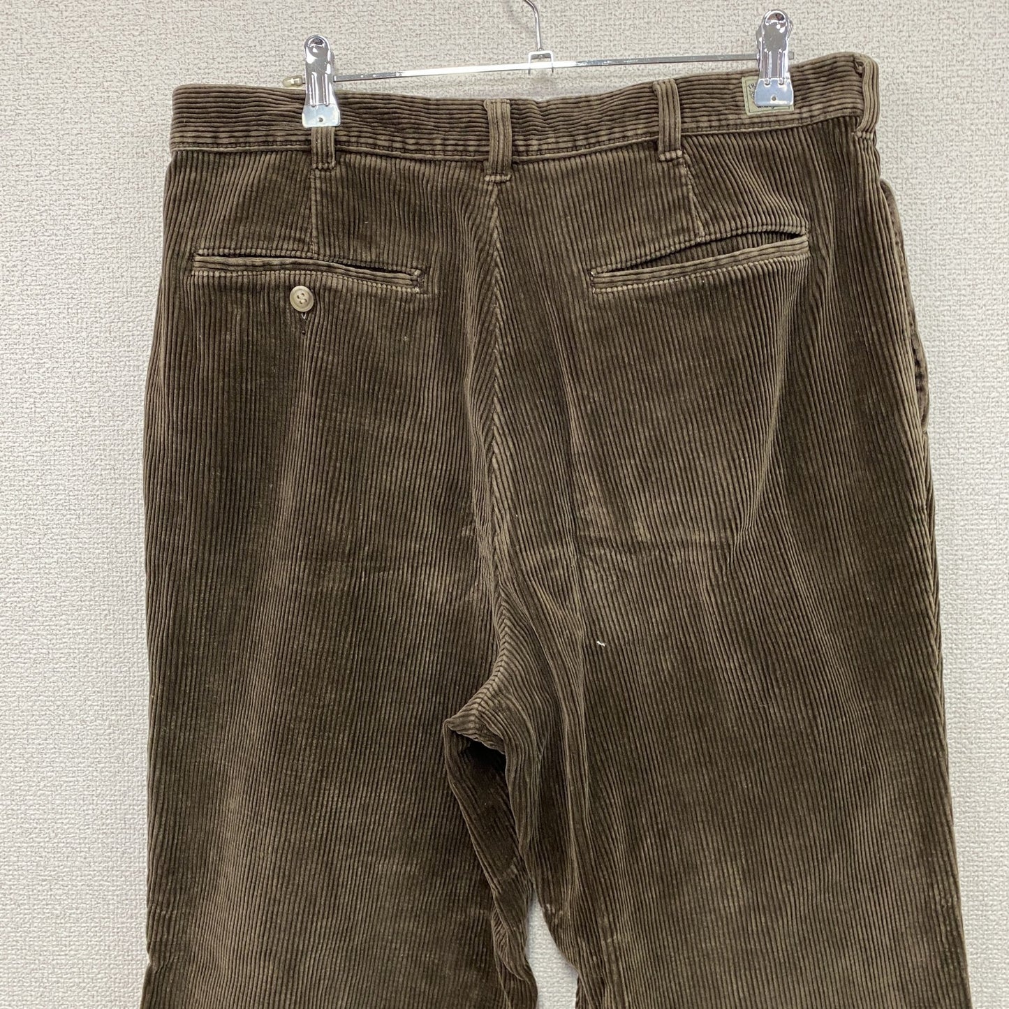 ～90s　Wrangler　ラングラー　コーデュロイパンツ　トラウザーパンツ　茶色　ブラウン　35サイズ