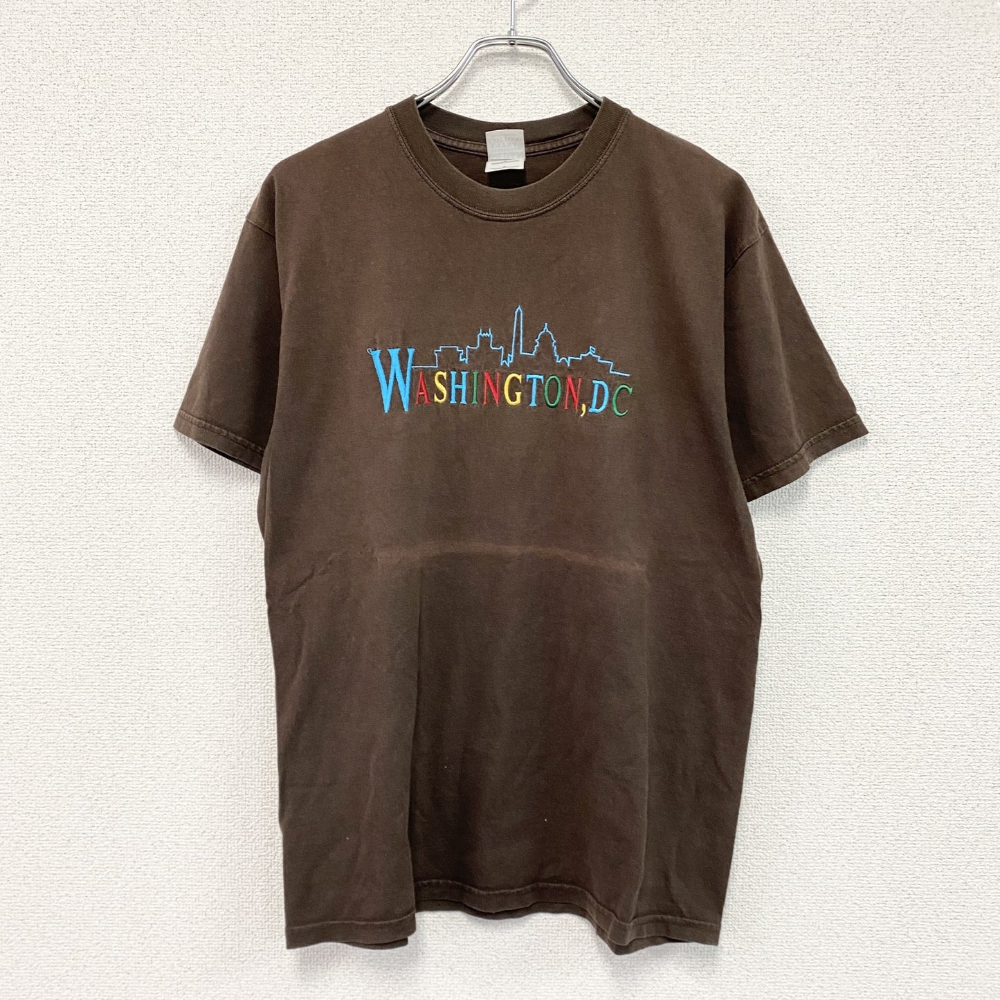 GILDAN　ギルダン　半袖Tシャツ　茶色　ブラウン　Mサイズ　