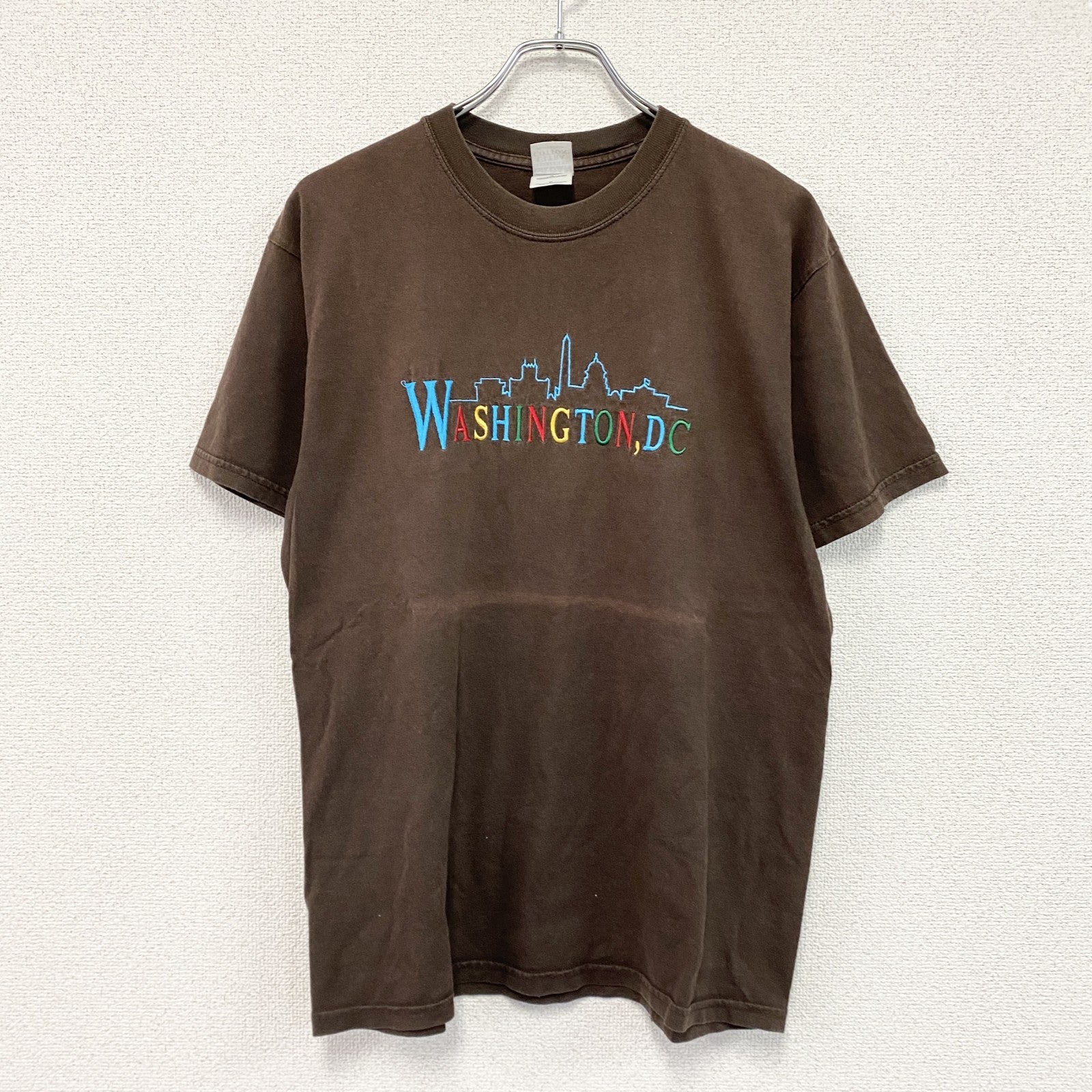 GILDAN　ギルダン　半袖Tシャツ　茶色　ブラウン　Mサイズ　
