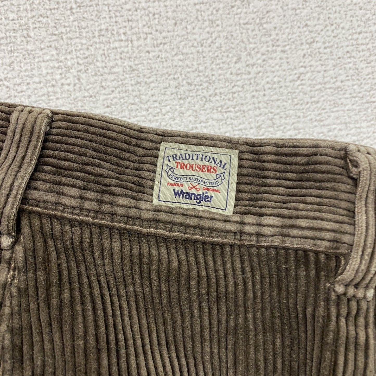 ～90s　Wrangler　ラングラー　コーデュロイパンツ　トラウザーパンツ　茶色　ブラウン　35サイズ