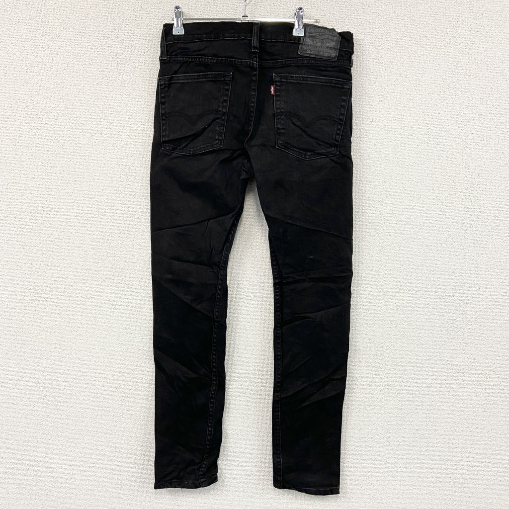 Levi’s　リーバイス　510　スキニーブラックデニムパンツ/ジーンズ　ジップフライ　黒　ブラック　W30サイズ