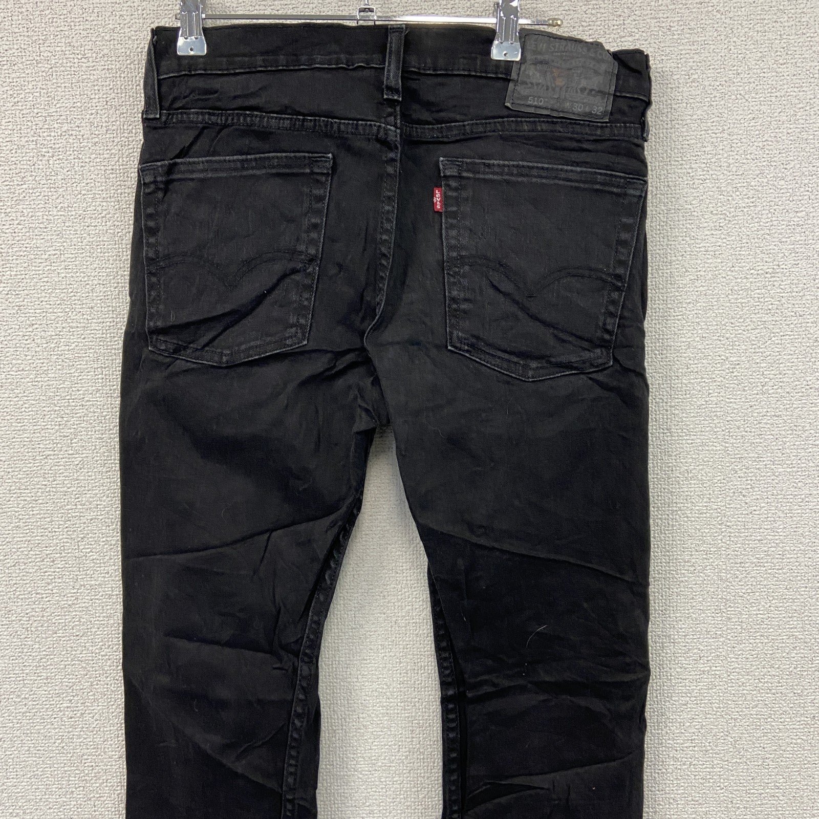 Levi’s　リーバイス　510　スキニーブラックデニムパンツ/ジーンズ　ジップフライ　黒　ブラック　W30サイズ