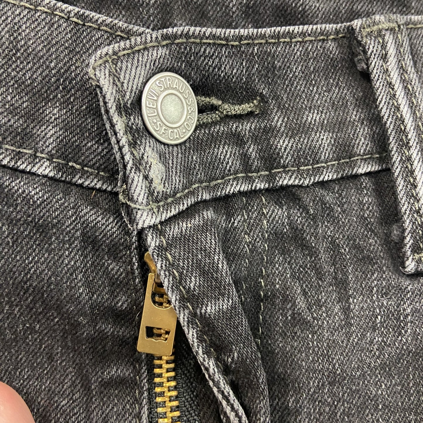 Levi’s　リーバイス　513　デニムパンツ/ジーンズ　ジップフライ　黒　ブラック　W32サイズ