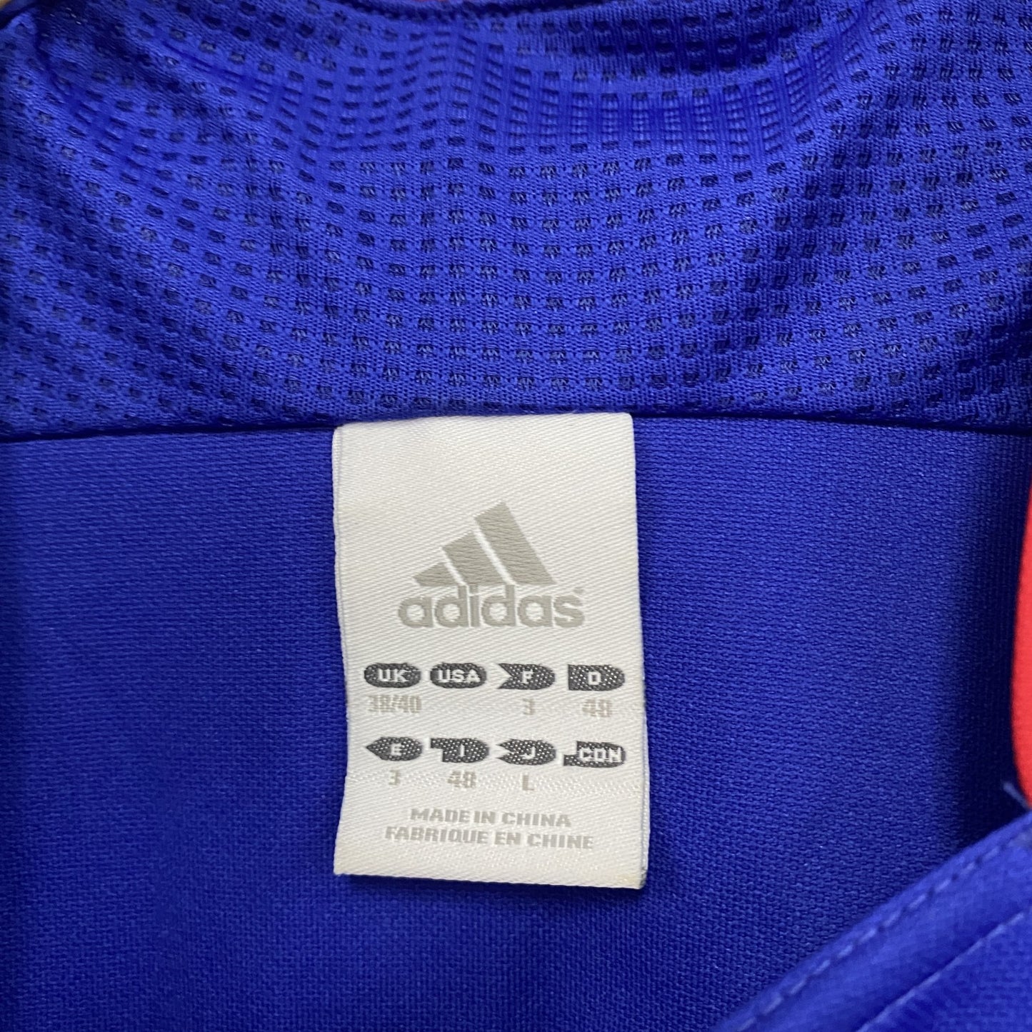 adidas　アディダス　日本代表　サムライブルー　中村俊輔　ユニフォーム　ゲームシャツ　青　ブルー　Lサイズ