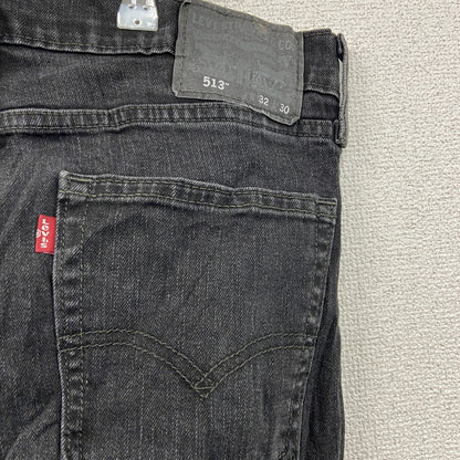 Levi’s　リーバイス　513　デニムパンツ/ジーンズ　ジップフライ　黒　ブラック　W32サイズ