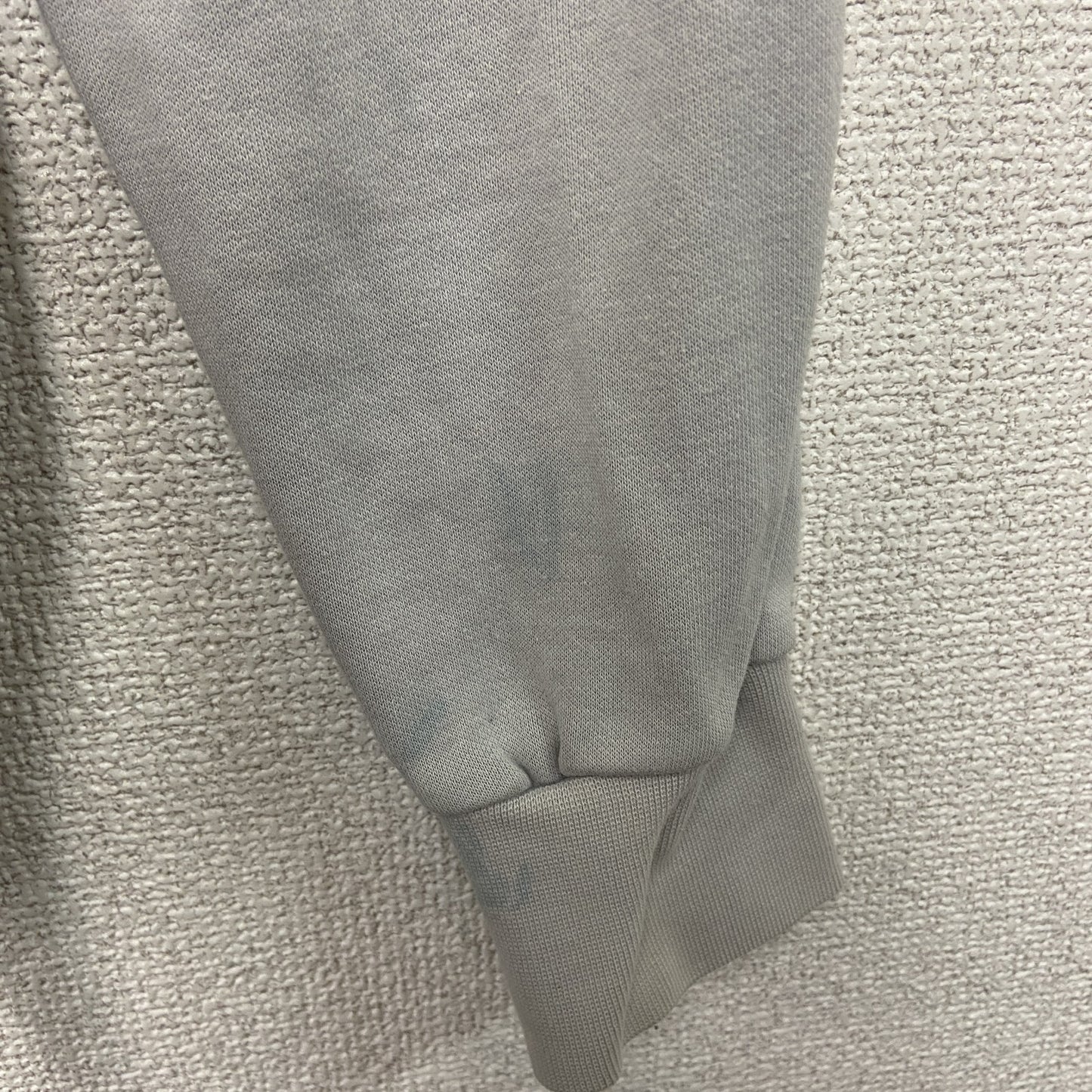 PUMA　プーマ　トラックジャケット/ジャージ　デカロゴ　裏ボア　灰色　グレー　Sサイズ