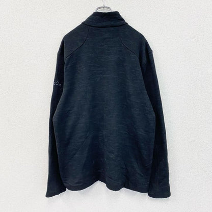 Eddie Bauer エディーバウアー　長袖ハーフジップスウェット　トレーナー　黒　ブラック　XLサイズ