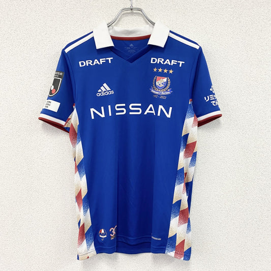 adidas　アディダス　横浜F・マリノス　小池龍太　ユニフォーム　ゲームシャツ　青　ブルー　Mサイズ