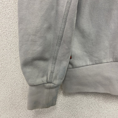 PUMA　プーマ　トラックジャケット/ジャージ　デカロゴ　裏ボア　灰色　グレー　Sサイズ