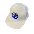 ～90s　Volkswagen　フォルクスワーゲン　メッシュキャップ　企業ロゴ　白　ホワイト　ワンサイズ