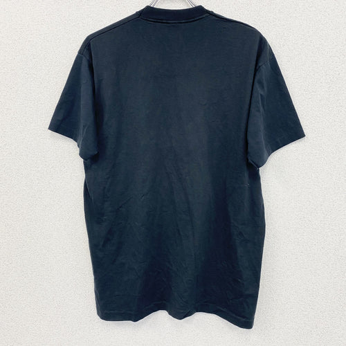 80s　SCREEN STARS　半袖プリントTシャツ　ヴィンテージ　シングルステッチ　黒　ブラック　XLサイズ