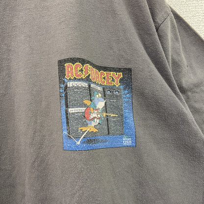 Weird Fish　半袖プリントTシャツ　パロディT　AC DACEY　灰色　グレー　XLサイズ