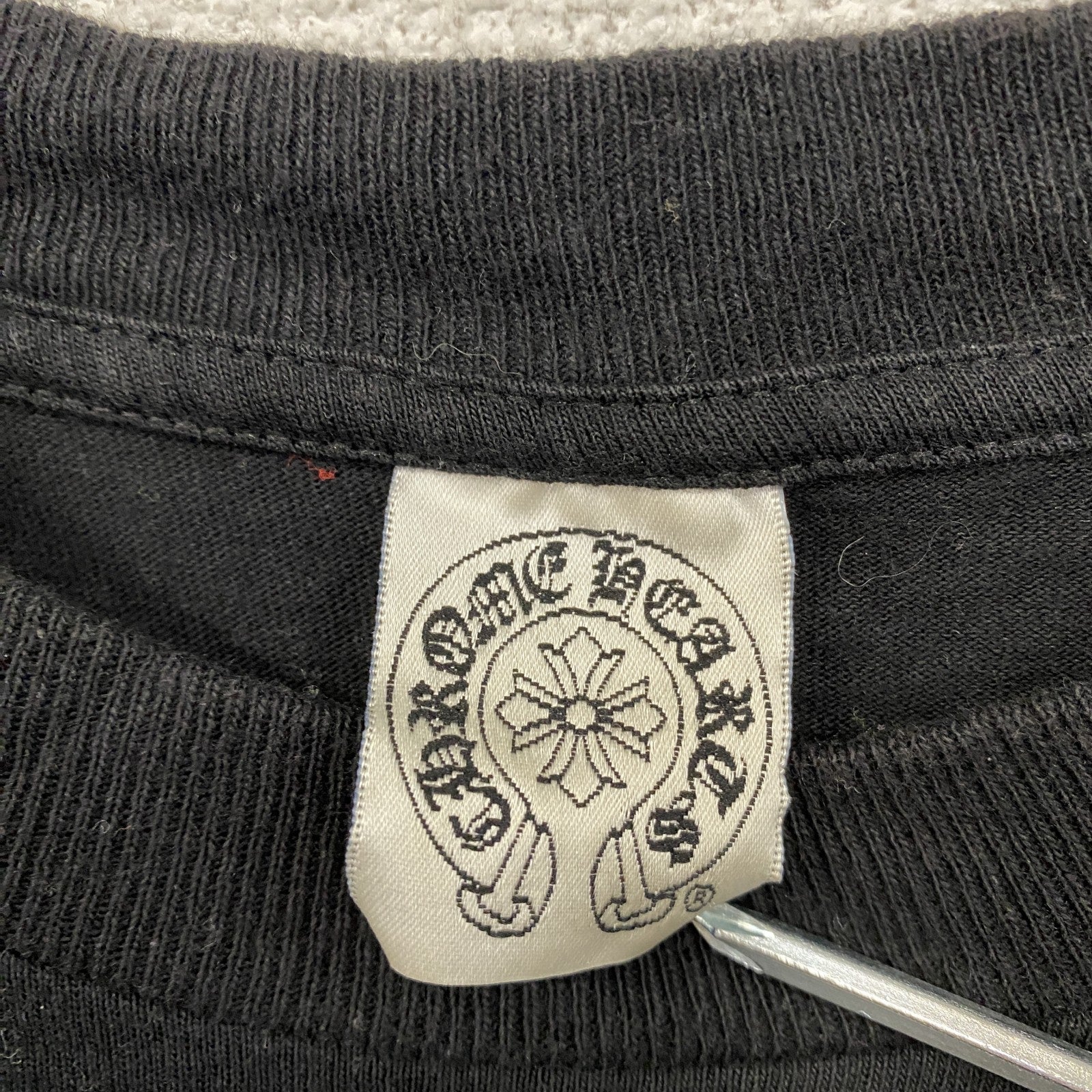 Chrome Hearts　オールドクロムハーツ　長袖プリントTシャツ/ロンT　黒　ブラック　Lサイズ