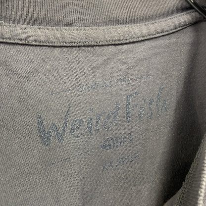Weird Fish　半袖プリントTシャツ　パロディT　AC DACEY　灰色　グレー　XLサイズ