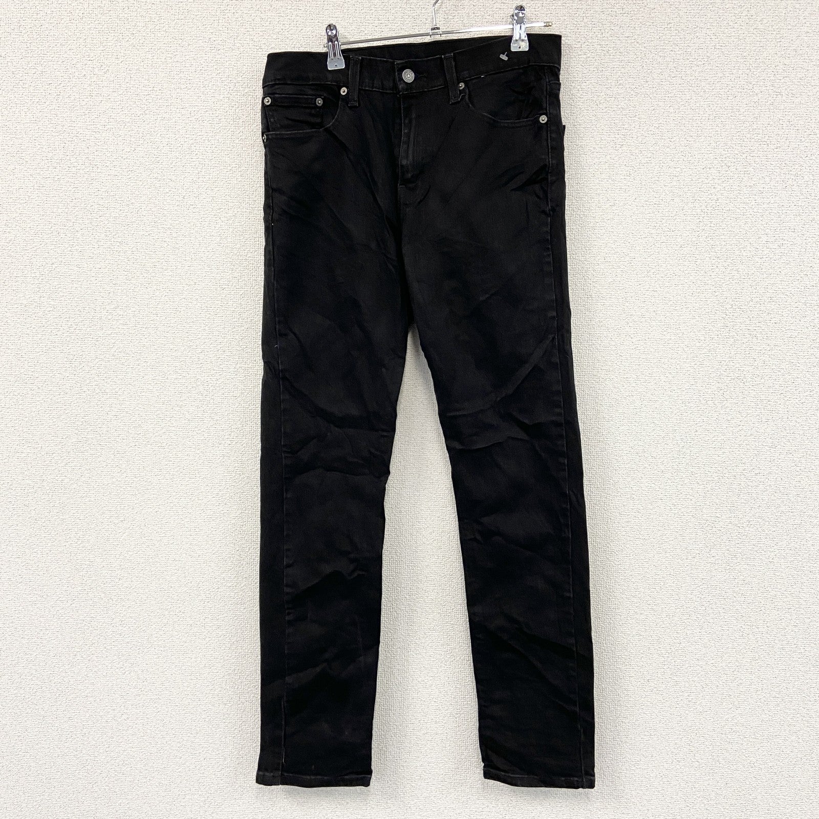 Levi’s　リーバイス　502　ブラックデニムパンツ/ジーンズ　ジップフライ　黒　ブラック　W30サイズ