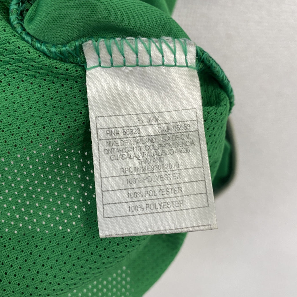 NIKE　ナイキ　北宮国安FC　半袖Tシャツ　ユニフォーム　スウッシュ　幾何学模様　緑　グリーン
