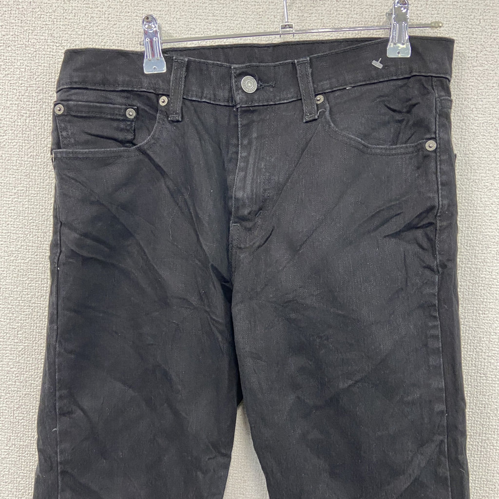 Levi’s　リーバイス　502　ブラックデニムパンツ/ジーンズ　ジップフライ　黒　ブラック　W30サイズ