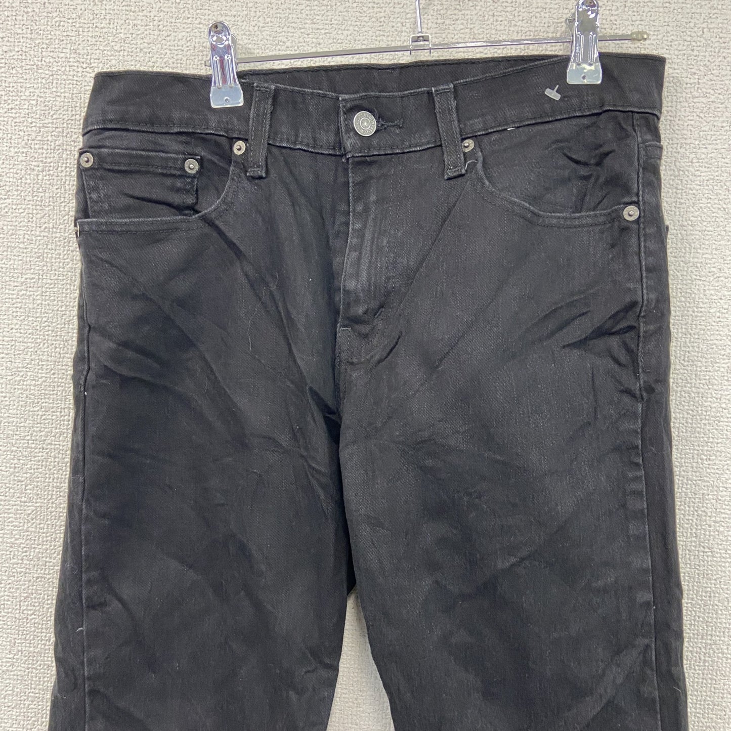 Levi’s　リーバイス　502　ブラックデニムパンツ/ジーンズ　ジップフライ　黒　ブラック　W30サイズ