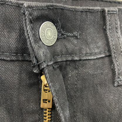Levi’s　リーバイス　502　ブラックデニムパンツ/ジーンズ　ジップフライ　黒　ブラック　W30サイズ