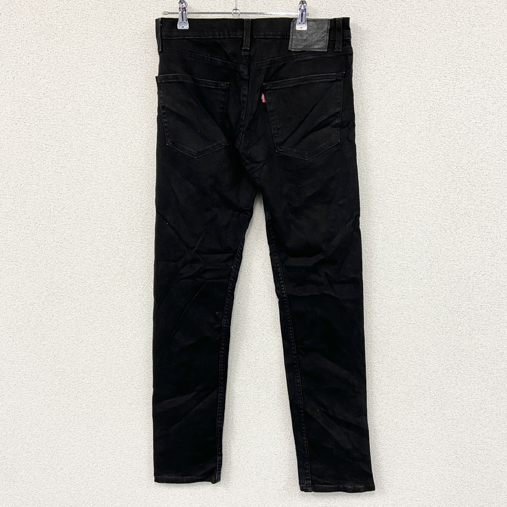 Levi’s　リーバイス　502　ブラックデニムパンツ/ジーンズ　ジップフライ　黒　ブラック　W30サイズ