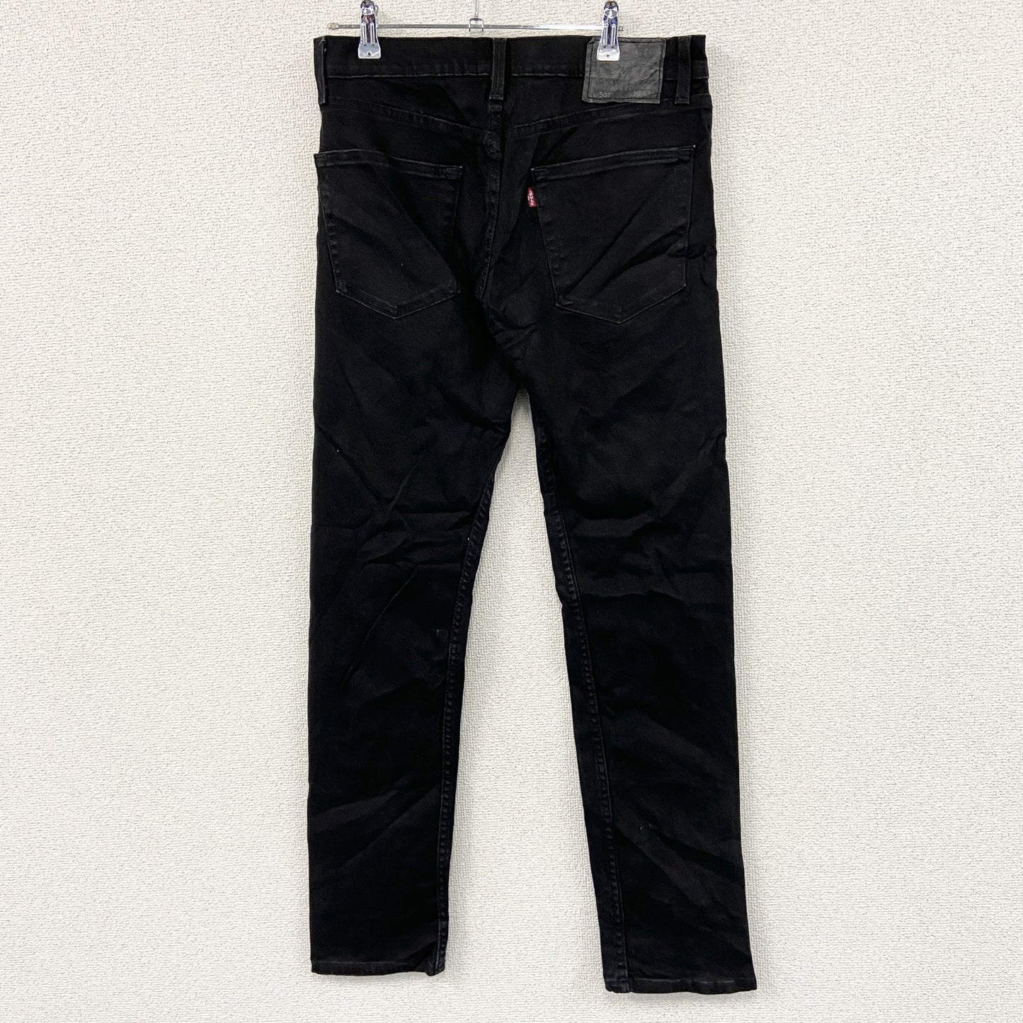 Levi’s　リーバイス　502　ブラックデニムパンツ/ジーンズ　ジップフライ　黒　ブラック　W30サイズ