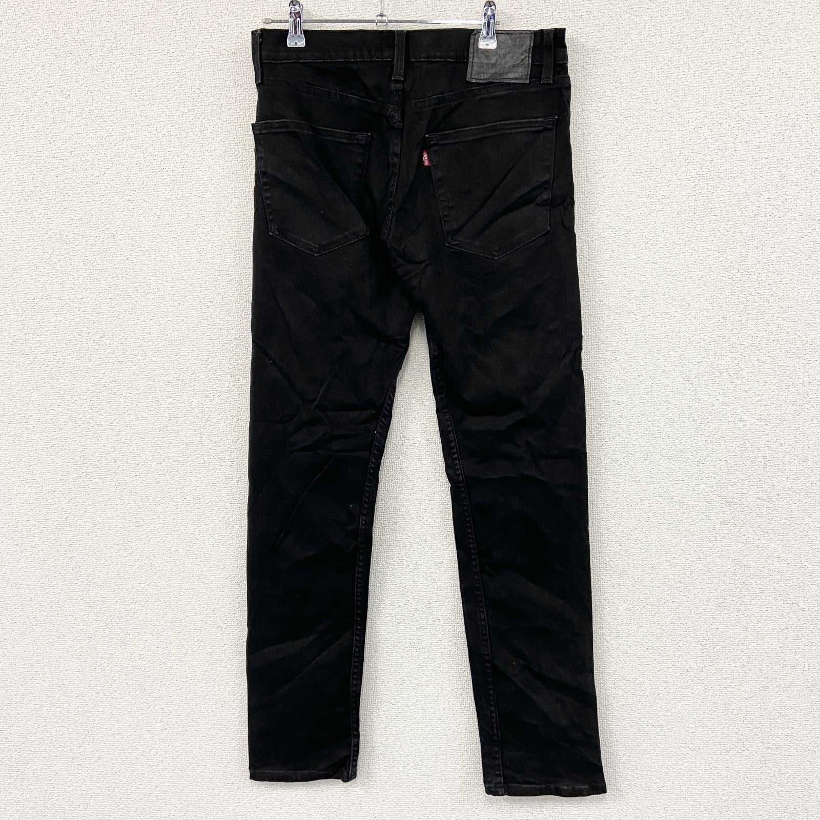 Levi’s　リーバイス　502　ブラックデニムパンツ/ジーンズ　ジップフライ　黒　ブラック　W30サイズ