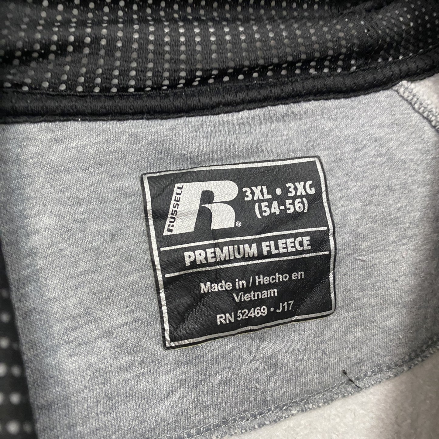 RUSSELL　ラッセル　スウェットパーカー/フーディー　灰色　グレー　3XLサイズ