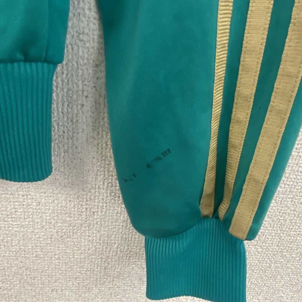 adidas　アディダス　フルジップトラックジャケット　ロゴプリント　緑　グリーン　36